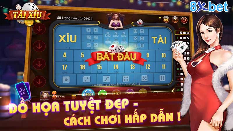 Tài xỉu 8xbet - Chơi tài xỉu online đổi thưởng uy tín tiền thật 3 Giới thiệu về game bài tài xỉu 8XBet