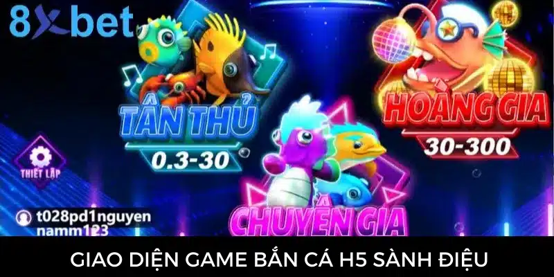 Bắn cá H5 - Game đổi thưởng hấp dẫn nhất mọi thời đại 2 Giao diện game đẹp mắt, hiện đại, thu hút mọi lứa tuổi