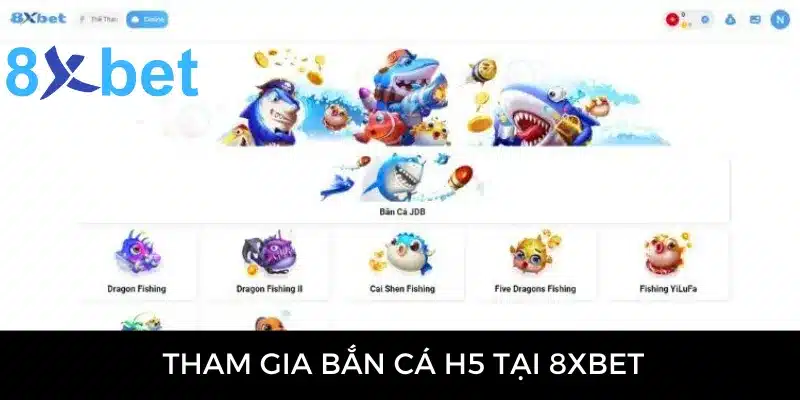 Bắn cá H5 - Game đổi thưởng hấp dẫn nhất mọi thời đại 4 Tìm kiếm tựa game H5 tại trang chủ nhà cái 8xbet