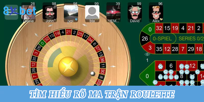 Hướng dẫn cách chơi Roulette đúng chuẩn tại nhà cái 8xbet 5 Tìm hiểu rõ ma trận bàn cược game Roulette