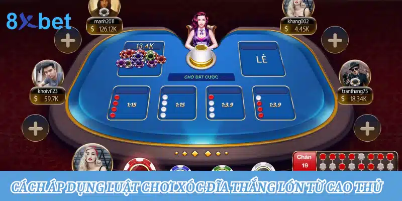 Tìm hiểu luật chơi xóc đĩa hái ra tiền tại cổng game 8xbet 5 Cách áp dụng luật chơi xóc đĩa thắng lớn từ cao thủ